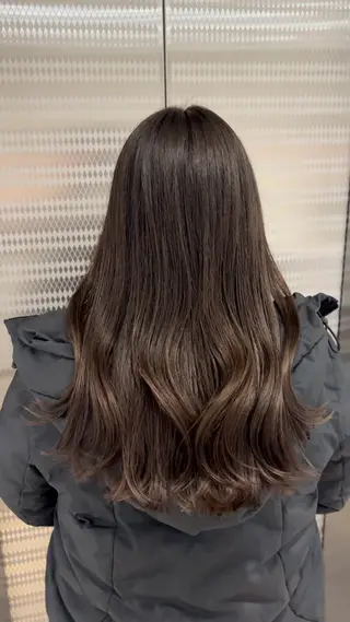 セミロング カラー CHAINON×FeM#所属・名駅/sHiHo/透 明感カラー✨🎀/のヘアスタイル
