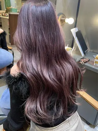 ロング カラー ヘアアレンジ INCE HAIR ひらい なつきのヘアスタイル