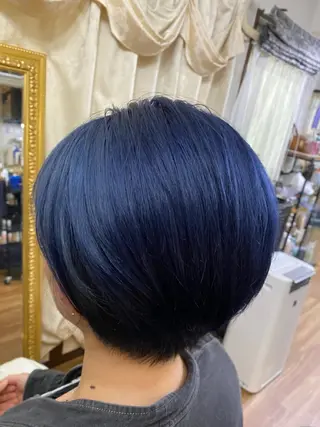 ショート カラー GOLD BLACK所属・究極の艶髪！ 艶神！大矢祥央のヘアスタイル