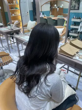 ロング 韓国レイヤー 🧸🤍ちずみのヘアスタイル