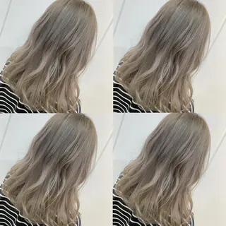 セミロング カラー Lolonois梅田 /Okazaki:)のヘアスタイル