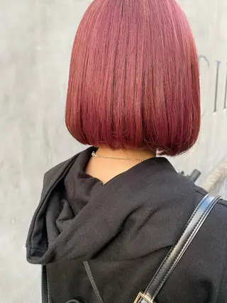 ミディアム カラー パーマ ヘアアレンジ メンズ キッズ ネイル マツエク・マツパ Uil所属・インナーカラー/ KANAのヘアスタイル