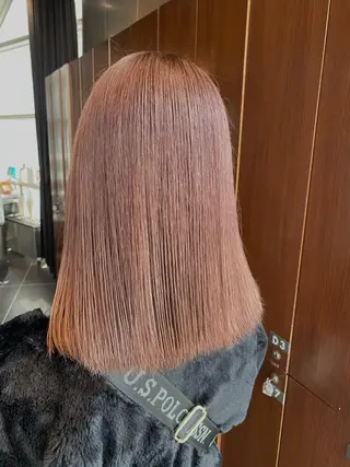 ミディアム カラー le'a所属・谷町/Le'a /竹原しおなのヘアスタイル