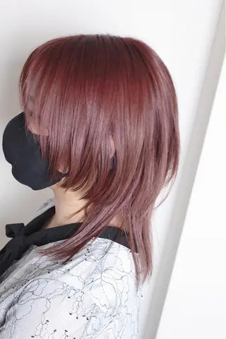 ミディアム カラー 土居 正季のヘアスタイル