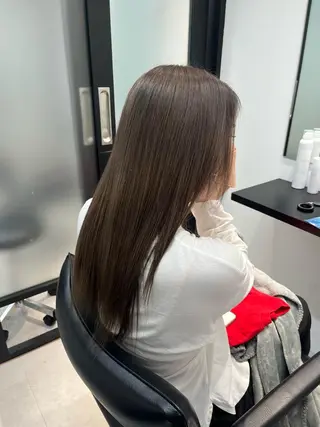ロング カラー 髪質改善/縮毛矯正 艶カラー/珠聡のヘアスタイル