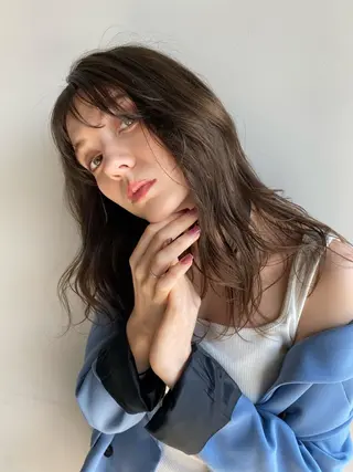 セミロング カラー eight  shinjuku所属・海外ヘア スタイルRIOのヘアスタイル