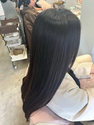 ロング 縮毛矯正🌱𓂃 野口晴菜のヘアスタイル