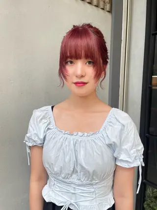 カラー ハナ🌼 梅田/ボブ/パーマのヘアスタイル