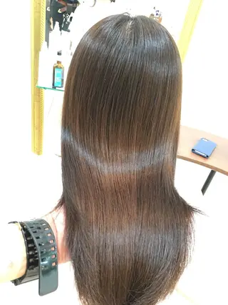 ロング カラー 縮毛矯正⭐️ TAKAHIROのヘアスタイル