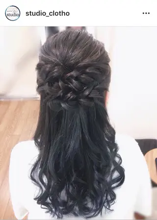 ヘアアレンジ 京都.祇園セットサロン:スタジオ ヒロ【Studio hiro】所属・ヒロ(hiro) •スタジオヒロのヘアスタイル