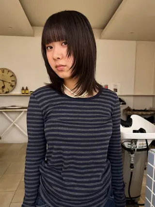 ミディアム 今泉/KAI🦓艶髪 ボブ/ミニボブのヘアスタイル