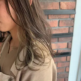 ミディアム カラー ひらやま りょういちのヘアスタイル