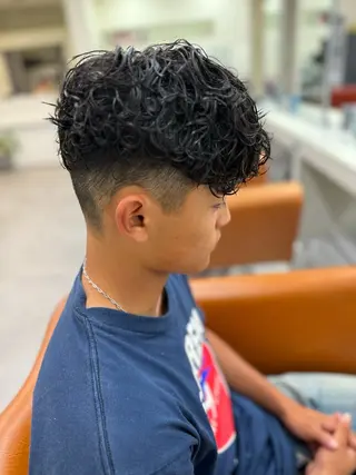 パーマ メンズ パーマ/京都駅 /メンズ/藤井 翔のヘアスタイル