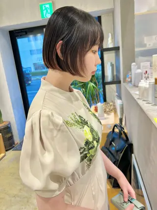 ショート メンズパーマ/ ハイトーン/古川晴輝のヘアスタイル