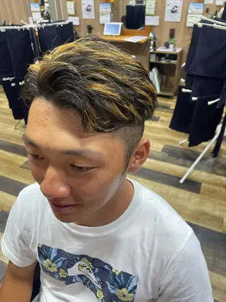 ショート カラー メンズ 山際勇策 /岐阜美容師のヘアスタイル