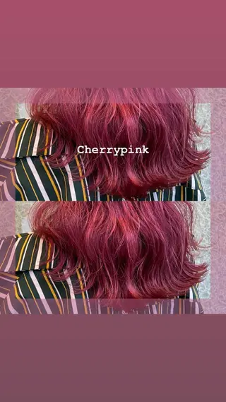 セミロング カラー ヘアアレンジ 🌻Insta指名 NO.1🌻Shoのヘアスタイル