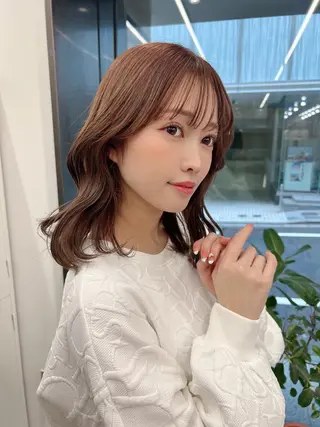 ミディアム カラー 🪞上品で可愛い韓国 ヘア🪞Rikutoのヘアスタイル