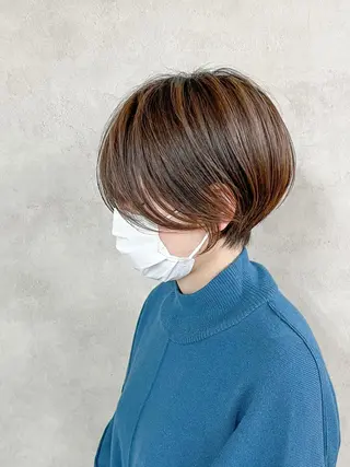 ショート カラー 🎁無料カットカラー 📷撮影モデル募集✨のヘアスタイル