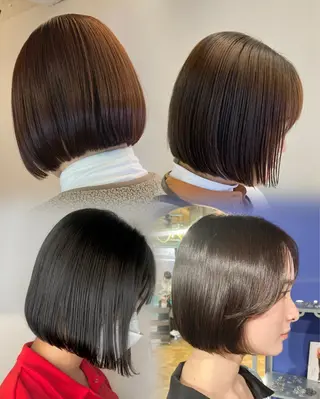 ショート 1inch所属・透明感カラー レイヤー亀井唯登のヘアスタイル