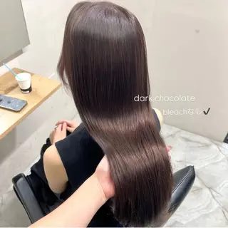 ロング カラー 前川 朋香のヘアスタイル