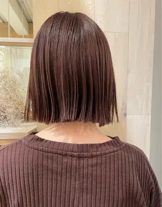 ミディアム 暖色カラー/似合わせ カット/名古屋/辻のヘアスタイル