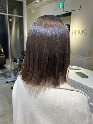 ミディアム FILMS 田町芝浦所属・カットイルミナカラー ひより FILMSのヘアスタイル