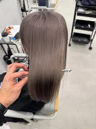 セミロング カラー Joule 大分メンズのヘアスタイル