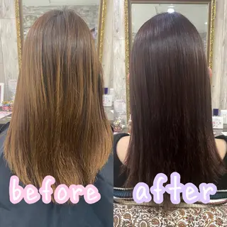 ミディアム 土屋朱理/ ハイトーンカラーのヘアスタイル