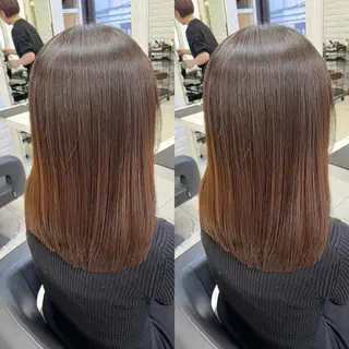 ミディアム 染野 匠のヘアスタイル