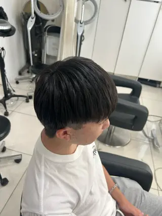 ショート 【メンズ縮毛矯正/ 艶カラー】美涼🎀のヘアスタイル