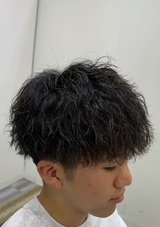 ショート パーマ メンズ 【メンズ特化】岩瀬 武【メンズパーマ】のヘアスタイル