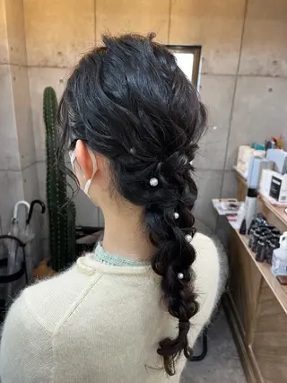 ロング ヘアアレンジ 石井 綺乃のヘアスタイル