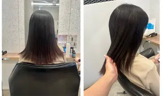 ミディアム カラー 🍓艶髪/ヘッドスパ デザインカラー/新谷のヘアスタイル
