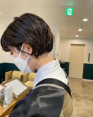 ショート パーマ 【sim】 mizuのヘアスタイル