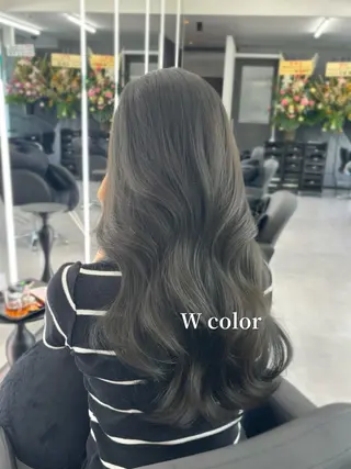 ロング カラー 心斎橋/ブリーチなし 髪質改善/レイヤーのヘアスタイル