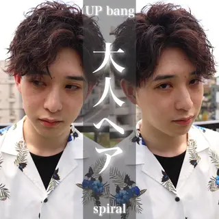 ショート パーマ メンズ メンズパーマ/ メッシュ😎タクミのヘアスタイル