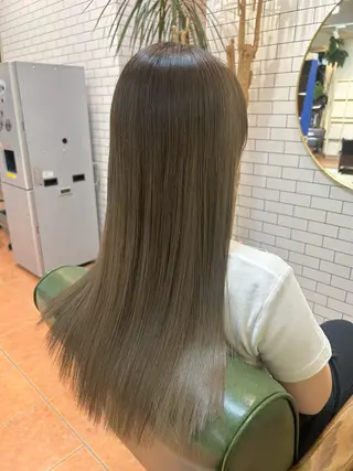 ロング カラー 石井 佑樹のヘアスタイル