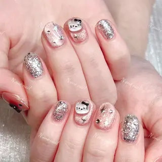 ネイル 長いだし/スカルプ/ パラシェルN.oneのネイルデザイン