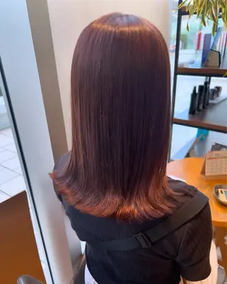 セミロング カラー 🫧Ai/ ロロネー森ノ宮💖のヘアスタイル