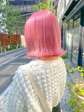 ミディアム カラー Chérie所属・Chérie 渋谷/カラーサロンのヘアスタイル