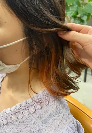 ショート 🍎韓国カラー licoris寛菜のヘアスタイル