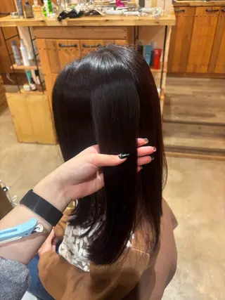 セミロング カラー 横浜/金沢文庫/ はらだみさきのヘアスタイル