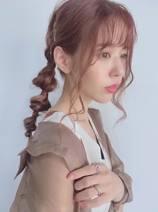 ヘアアレンジ カラー ⭐️迫田 ゆう⭐️のヘアスタイル