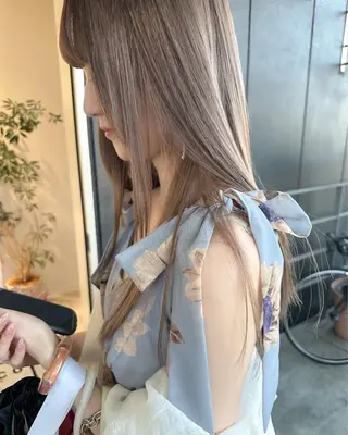 ロング カラー ヘアアレンジ autre所属・大久保 ひでなりのヘアスタイル