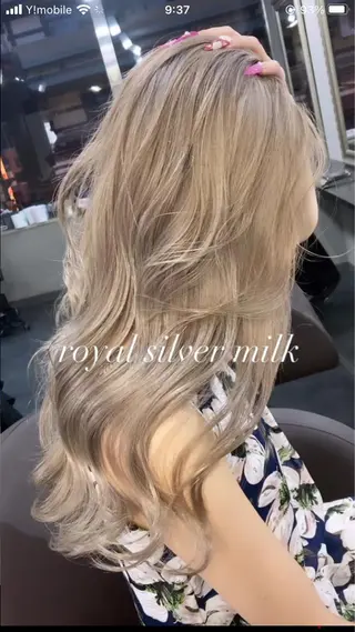 ロング カラー Selenehair 三条本店のヘアスタイル