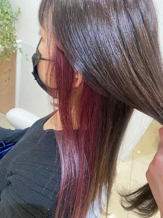 ロング カラー 🩵波巻き/ツイスパ HARU💎のヘアスタイル