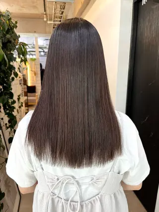 ミディアム カラー 柔らかいヘアカラー 大成のヘアスタイル