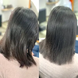 セミロング 小澤 日菜のヘアスタイル