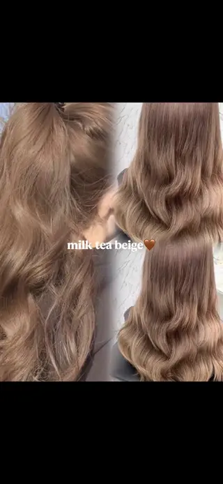 セミロング カラー navi所属・トレンドヘア/ ワンホン/aimiのヘアスタイル