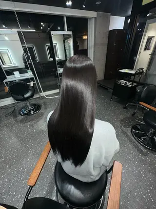 ロング カラー パーマ 髪質改善⭐️縮毛矯正 吉祥寺⭐️Rinaのヘアスタイル